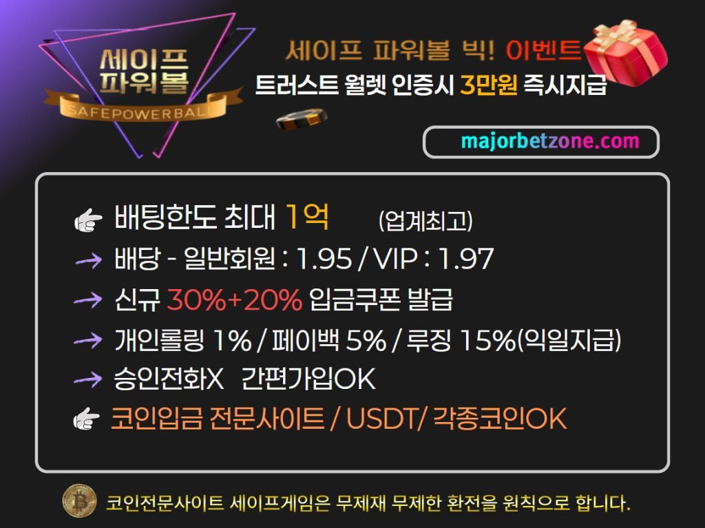 VIP 전용 서비스 및 고액 베팅 한도를 갖춘 안전놀이터